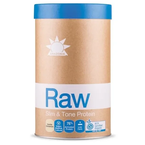 Φωτογραφία προϊόντος: GR Amazonia Raw Slim & Tone Protein Vanilla Cinnamon 1kg έως 12 άτοκες δόσεις ή 24 δόσεις