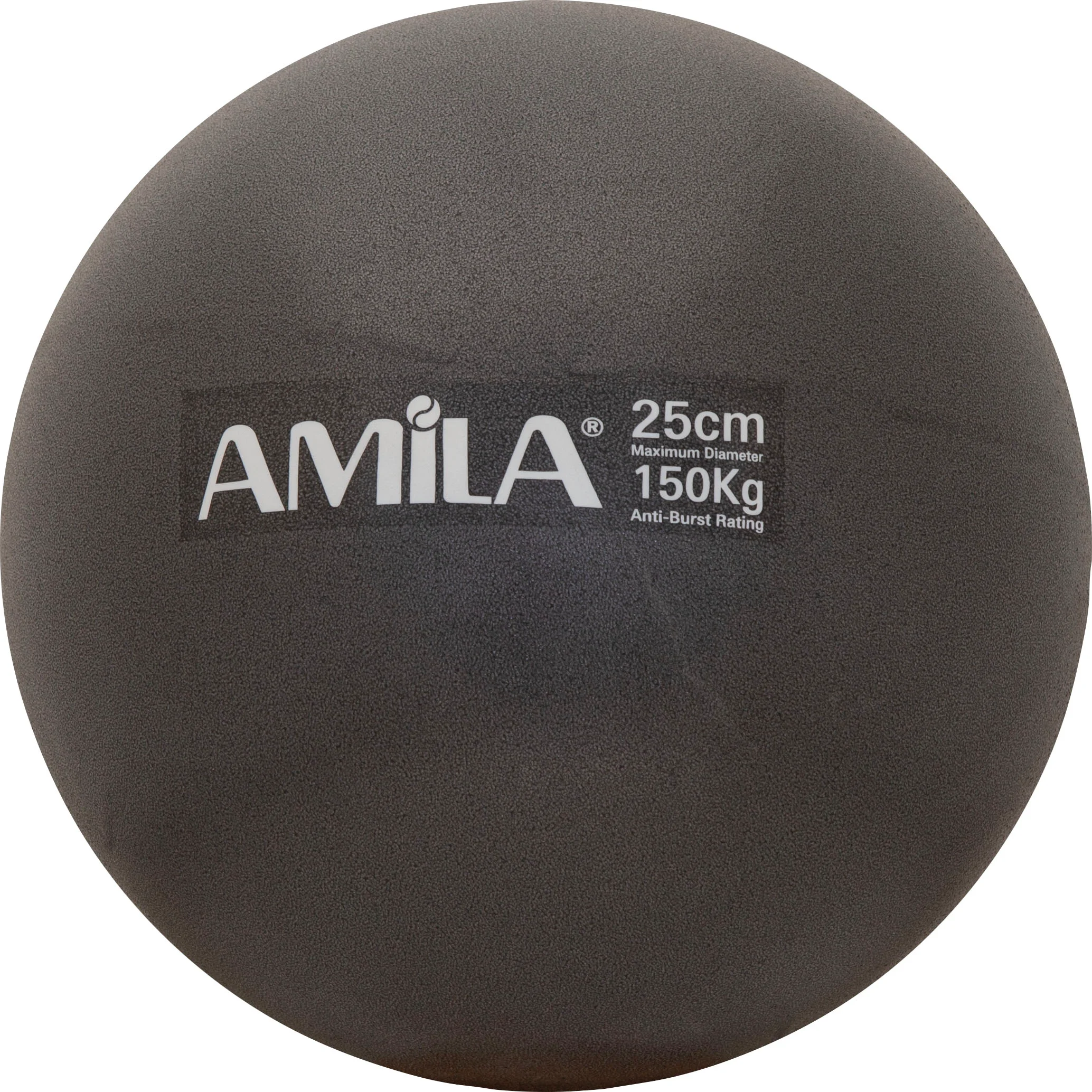 Φωτογραφία προϊόντος: Μπάλα Γυμναστικής AMILA Pilates Ball 25cm Μαύρη AMILA 95816