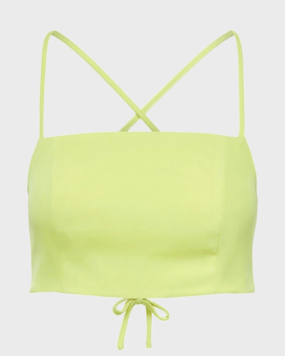 Φωτογραφία προϊόντος: Only Onllaura Strap Tie Γυναικείo cropped top - 15283899 ΠΡΑΣΙΝΟ