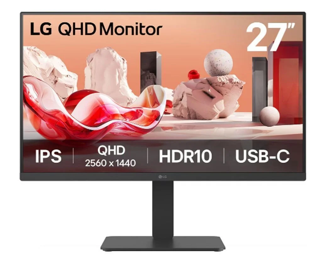 Φωτογραφία προϊόντος: LG Electronics LG LCD 27BA65QB-B 27" black USB-C, KVM, Daisy Chain
