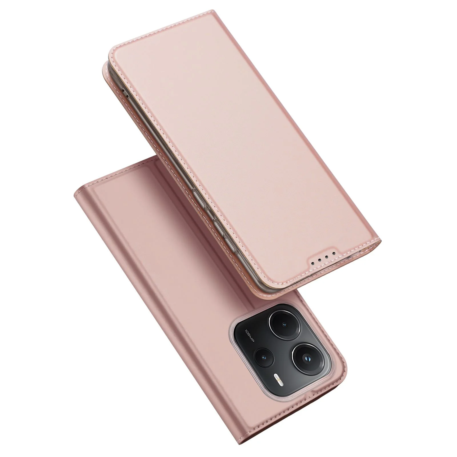 Φωτογραφία προϊόντος: DUX DUCIS wallet case SKIN PRO for REDMI NOTE 14 4G (163,25mm) rose
