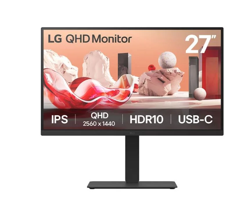 Φωτογραφία προϊόντος: LG Electronics LG LCD 27BA75QB-B 27" black USB-C, KVM, Daisy Chain,RJ45