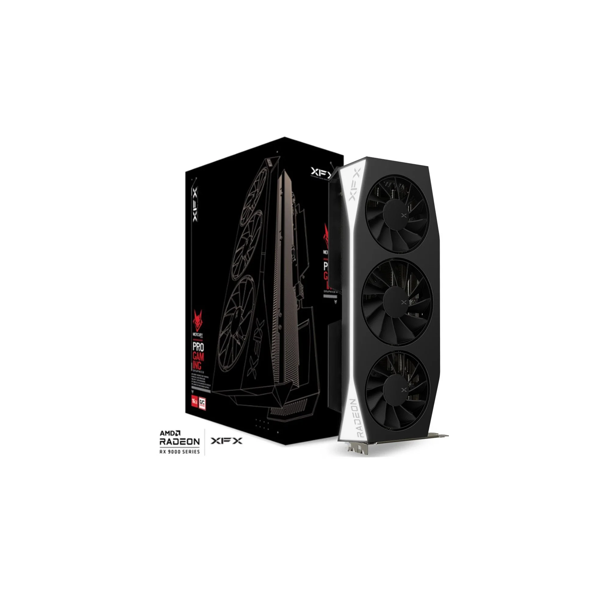 Φωτογραφία προϊόντος: XFX VGA 16GB RADEON RX9060XT Mercury OC Gaming 3xDP/1xHDMI Mercury AMD Radeon RX 9060XT OC Gaming Edition