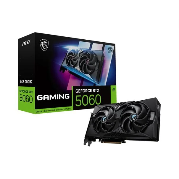 Φωτογραφία προϊόντος: MSI VGA 8GB RTX5060 GAMING OC 3xDP/HDMI GeForce RTX 5060 8G GAMING OC