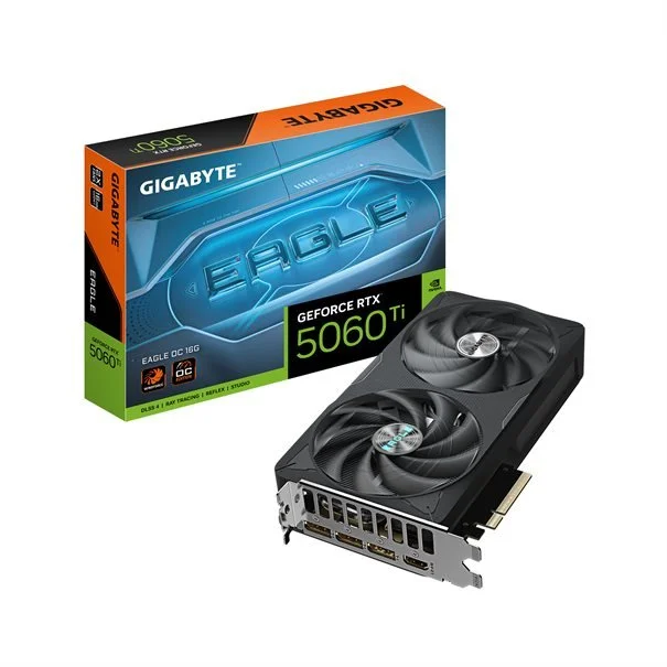 Φωτογραφία προϊόντος: Gigabyte GIGA VGA 16GB RTX5060TI EAGLE-OC-16G 3xDP/HDMI GeForce RTX 5060 Ti EAGLE OC 16G