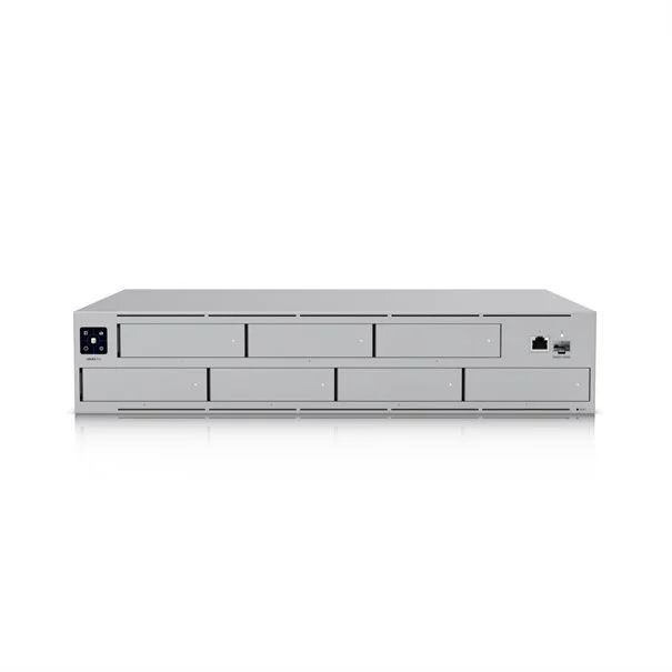 Φωτογραφία προϊόντος: Ubiquiti Networks Ubiquiti UNAS-Pro 1xRJ45 GbE/1x10G SFP+ (7 HDD bays for 2.5"/3.5") 2U rack-mount NAS with (7) 2.5/3.5" drive bays