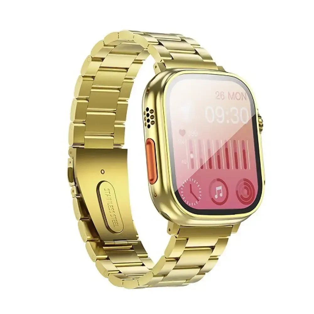 Φωτογραφία προϊόντος: HOCO smartwatch Y12 Ultra smart sports watch (call version) light gold