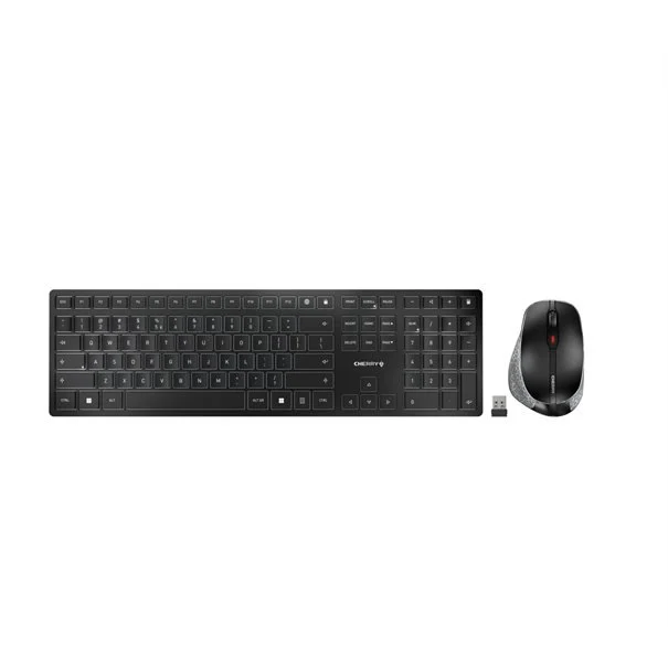 Φωτογραφία προϊόντος: CHERRY Desktop DW 9500 SLIM [ES] WL AES black/grey BT Lithium Akku - wochenlange Nutzung ohne Aufladung