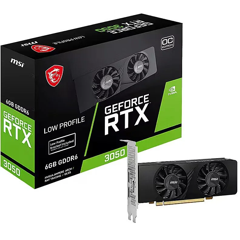 Φωτογραφία προϊόντος: MSI VGA 6GB RTX3050 LP 6G OC 2xHDMI/1xDP GeForce RTX 3050 LP 6G OC