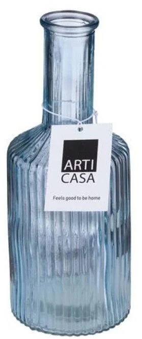 Φωτογραφία προϊόντος: Arti Casa Διακοσμητικό Βάζο Γυάλινο Σιελ Stripe 20cm