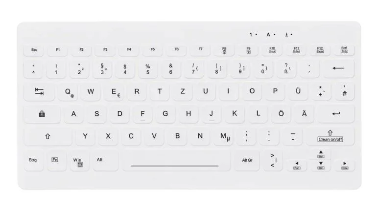 Φωτογραφία προϊόντος: CONTOUR ACTIVE KEY Keyboard Medical Wireless AK-C8112-FU1-W/DE [DE] white wischdesinfizierbar