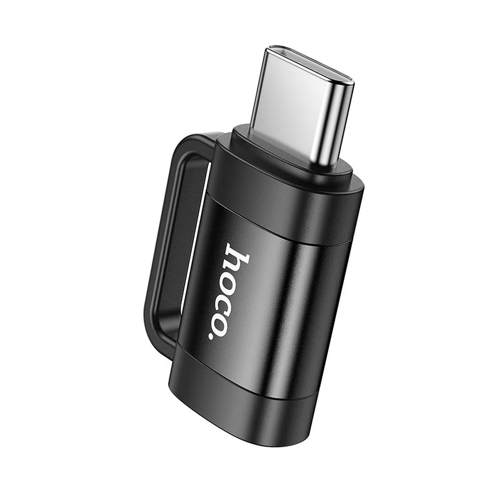 Φωτογραφία προϊόντος: Adapter OTG USB C to Lightning Hoco 3A UA31E black