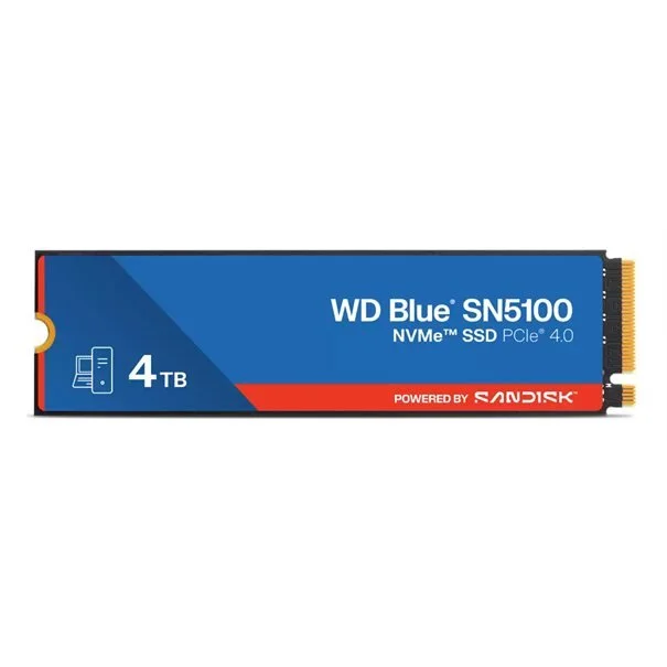 Φωτογραφία προϊόντος: Western Digital WD SSD M.2 (2280) 4TB Blue SN5100 PCIe 4.0/NVMe (Di)