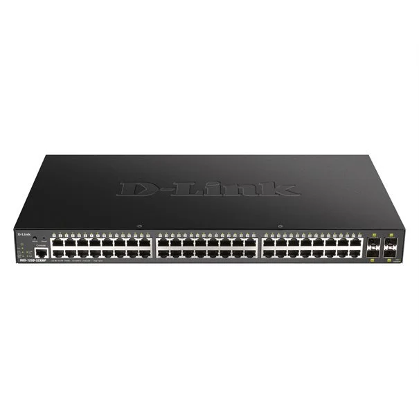 Φωτογραφία προϊόντος: D-Link Switch DGS-1250-52XMP 48xGBit/4xSFP+ PoE (370W) 19" Managed