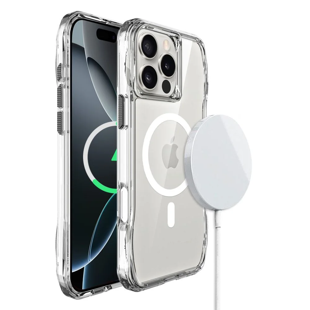 Φωτογραφία προϊόντος: ROAR case SLIM DEFENDER compatible with MagSafe for IPHONE 16 Pro Max transparent