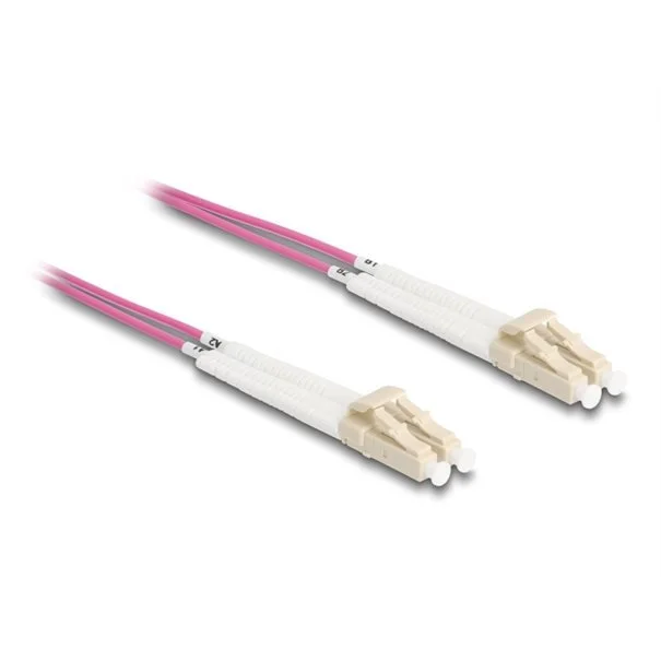 Φωτογραφία προϊόντος: DeLock Kabel Glasfaser 50/125 5m LC/LC winkelbar (OM4)+++