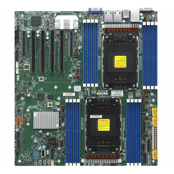 Φωτογραφία προϊόντος: Supermicro X13DEI-T-B/2xLGA-4677/16xDDR5/2x 10Gbe LAN/incl. OOB