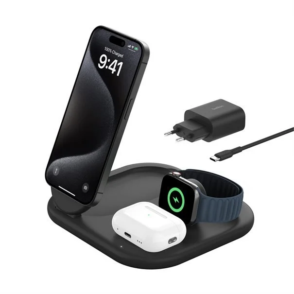 Φωτογραφία προϊόντος: Belkin BoostCharge 3-in-1 Charging Stand black