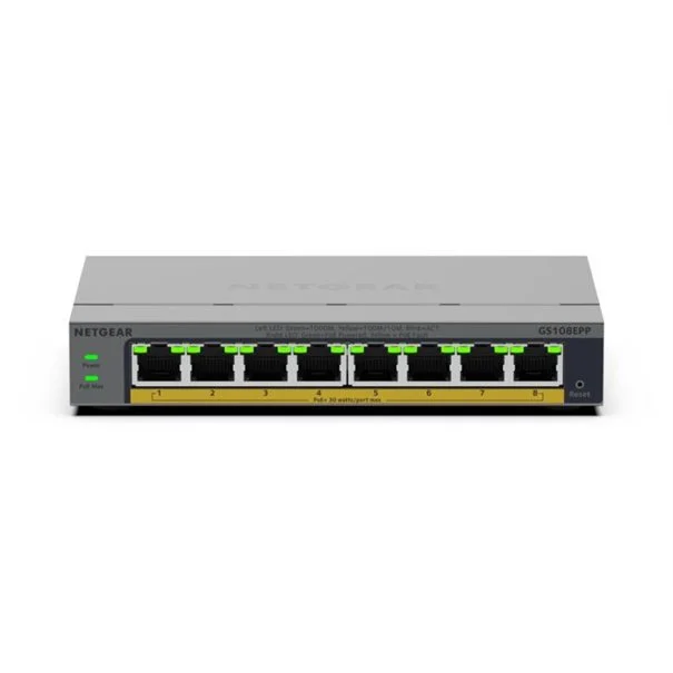 Φωτογραφία προϊόντος: Netgear 8Port Switch 10/100/1000 GS108EP