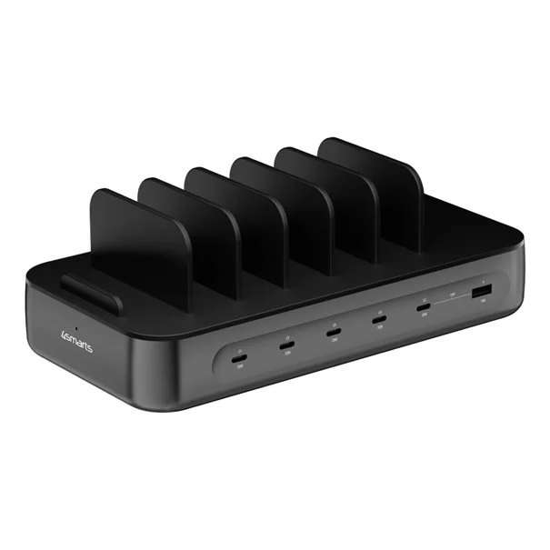 Φωτογραφία προϊόντος: 4smarts Charging Station Team 100W black (5x USB-C and 1x USB-A)
