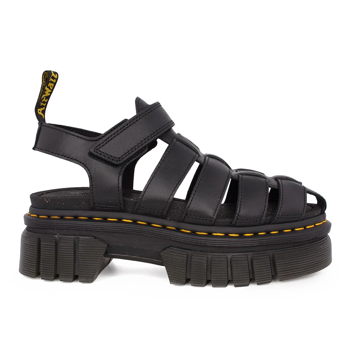 Φωτογραφία προϊόντος: DR. MARTENS RICKI FISHERMAN PLATFORM SANDALS - ΜΑΥΡΟ