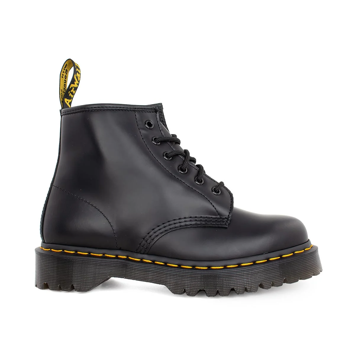 Φωτογραφία προϊόντος: DR. MARTENS 101 BEX SMOOTH LEATHER ANKLE BOOTS - ΜΑΥΡΟ