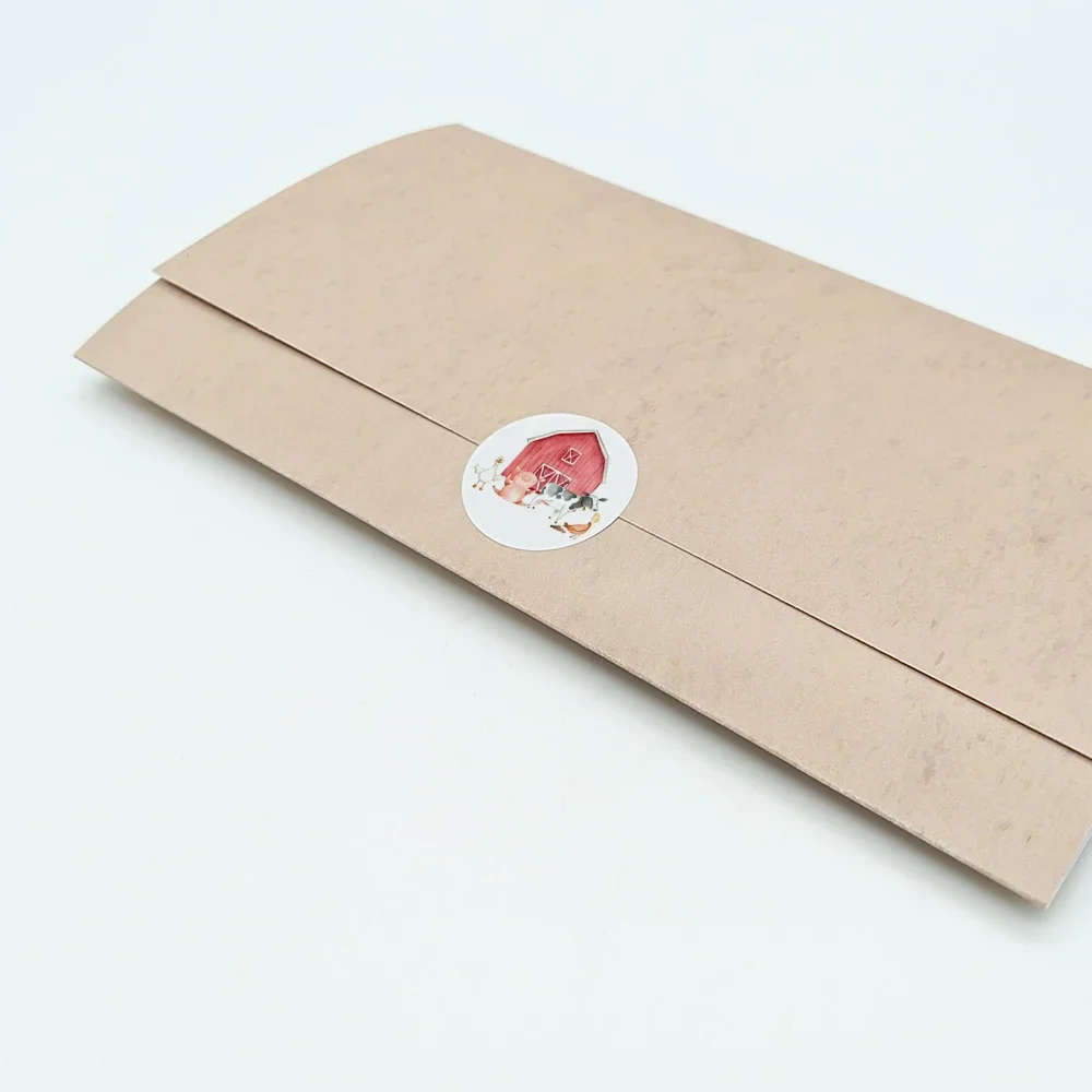 Φωτογραφία προϊόντος: Ecobags Αυτοκόλλητες Ετικέτες 3 εκ. για Προσκλητήριο Βάπτισης Θέμα Ζωάκια Στη Φάρμα -1