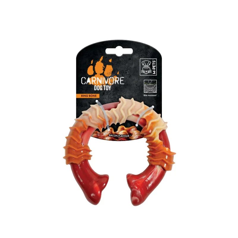 Φωτογραφία προϊόντος: M-Pets Carnivore Dog Toy Ring Bone L – Σκυλίσιο Παιχνίδι με Άρωμα Μπέικον