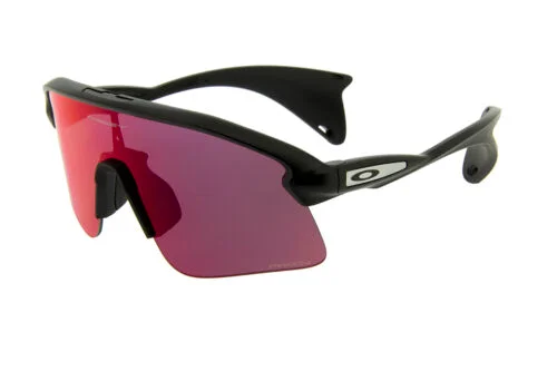 Φωτογραφία προϊόντος: Γυαλιά Ηλίου Oakley Stunt Grip Ανδρικά κοκκάλινα μαύρα με κόκκινο καθρέπτη prizm φακούς 9518 0236 136mm