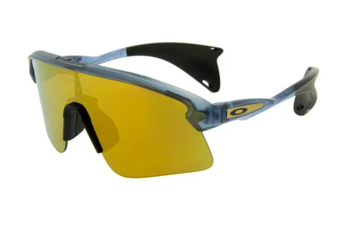 Φωτογραφία προϊόντος: Γυαλιά Ηλίου Oakley Stunt Grip Ανδρικά κοκκάλινα μπλε με χρυσό καθρέπτη prizm φακούς 9518 0536 136mm
