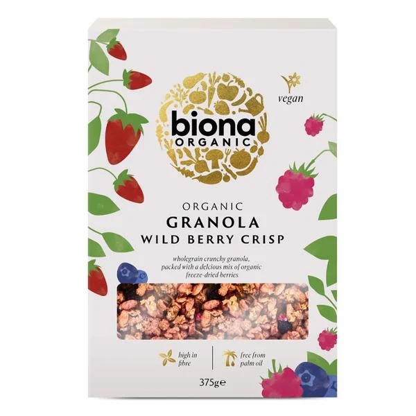 Φωτογραφία προϊόντος: Granola με Άγρια Μούρα Biona 375g