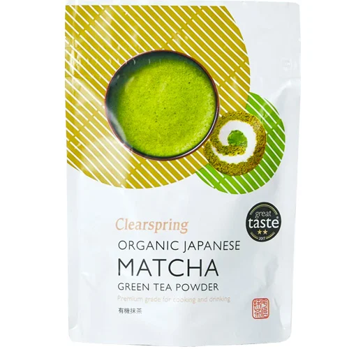Φωτογραφία προϊόντος: Matcha (Μάτσα) Premium Πράσινο Τσάι σε σκόνη CLEARSPRING, 40γρ