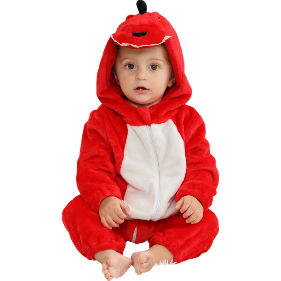 Φωτογραφία προϊόντος: Red Baby Dragon- Ολόσωμη Βελούδινη Φόρμα- Queen Mother