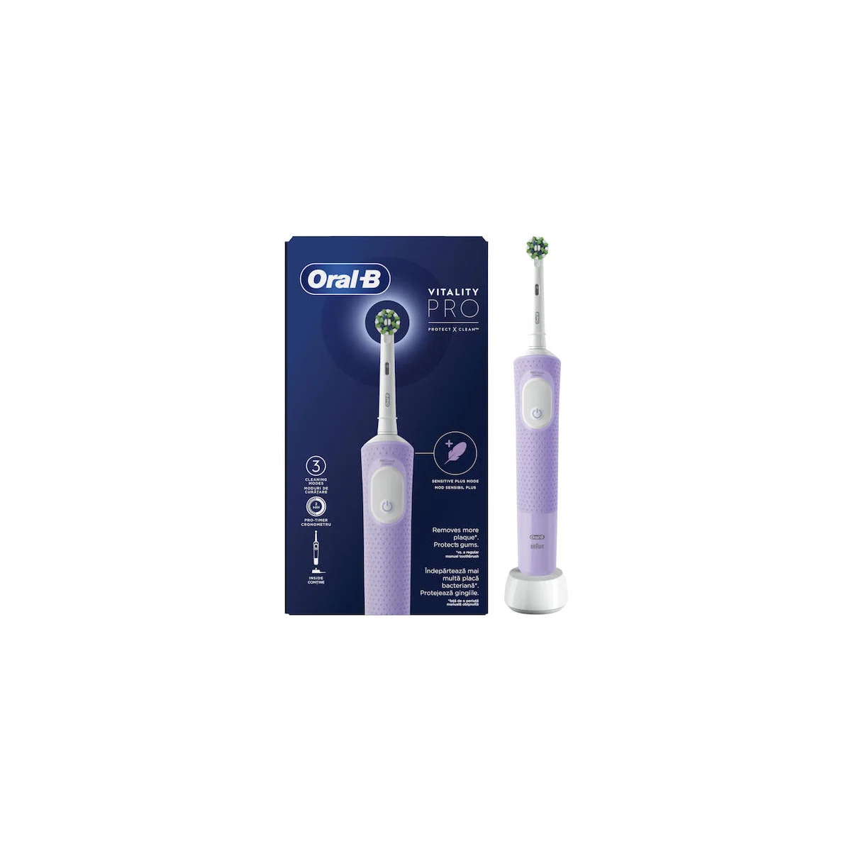 Φωτογραφία προϊόντος: Medipharmacy Oral-B Vitality Pro Ηλεκτρική Οδοντόβουρτσα Lilac 1 τμχ