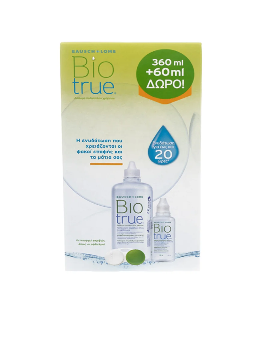 Φωτογραφία προϊόντος: Bausch + Lomb Bio True 360ml + Δώρο Travel Size 60ml