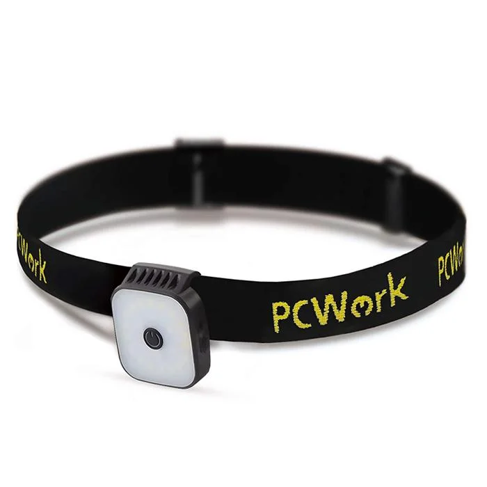 Φωτογραφία προϊόντος: PCWork Επαναφορτιζόμενος clip φακός κεφαλής με φωτεινότητα 200 lumens και πιστοποίηση IPX4.