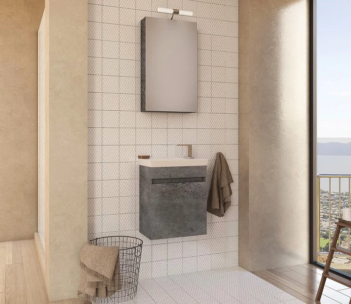 Φωτογραφία προϊόντος: Drop Luxus 45 Granite επιπλο μπανιου κρεμαστο