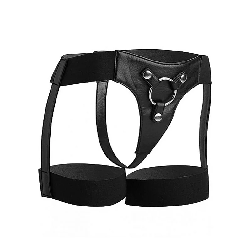 Φωτογραφία προϊόντος: Στραπόν Ζώνη Xr Brands Bardot Elastic Strap On Harness With Thigh Cuffs