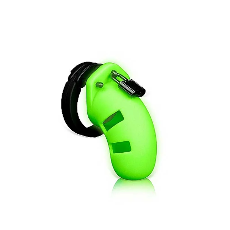 Φωτογραφία προϊόντος: Κλουβί Πέους Shots Ouch Model 20 Cock Cage Glow in the Dark 14cm