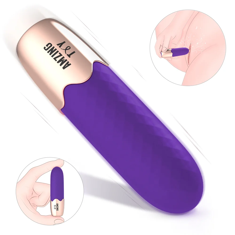 Φωτογραφία προϊόντος: Μίνι Δονητής Guilty Toys Vibrator Mini Irene 9 Vibrating ModesSilicon USB Purple 8.3 cm