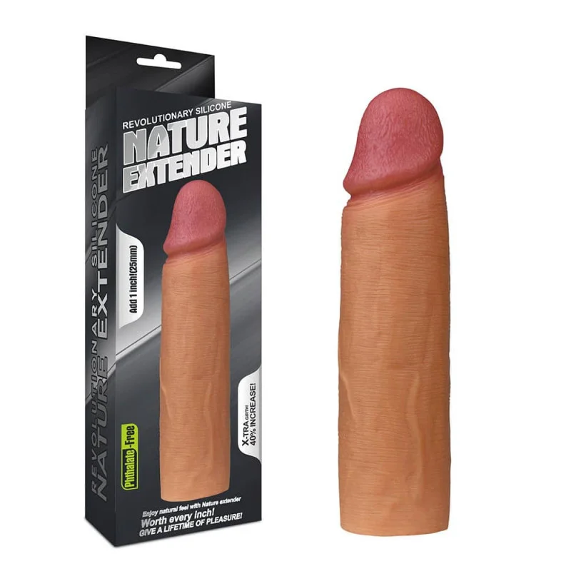 Φωτογραφία προϊόντος: Lovetoy Κάλλυμα Πέους Revolutionary Silicone Nature Extender 1 16.5cm