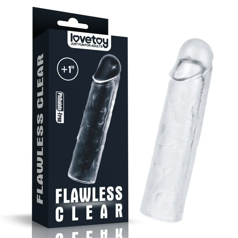 Φωτογραφία προϊόντος: Lovetoy Κάλλυμα Πέους Flawless Clear Penis Sleeve Add 15.5cm