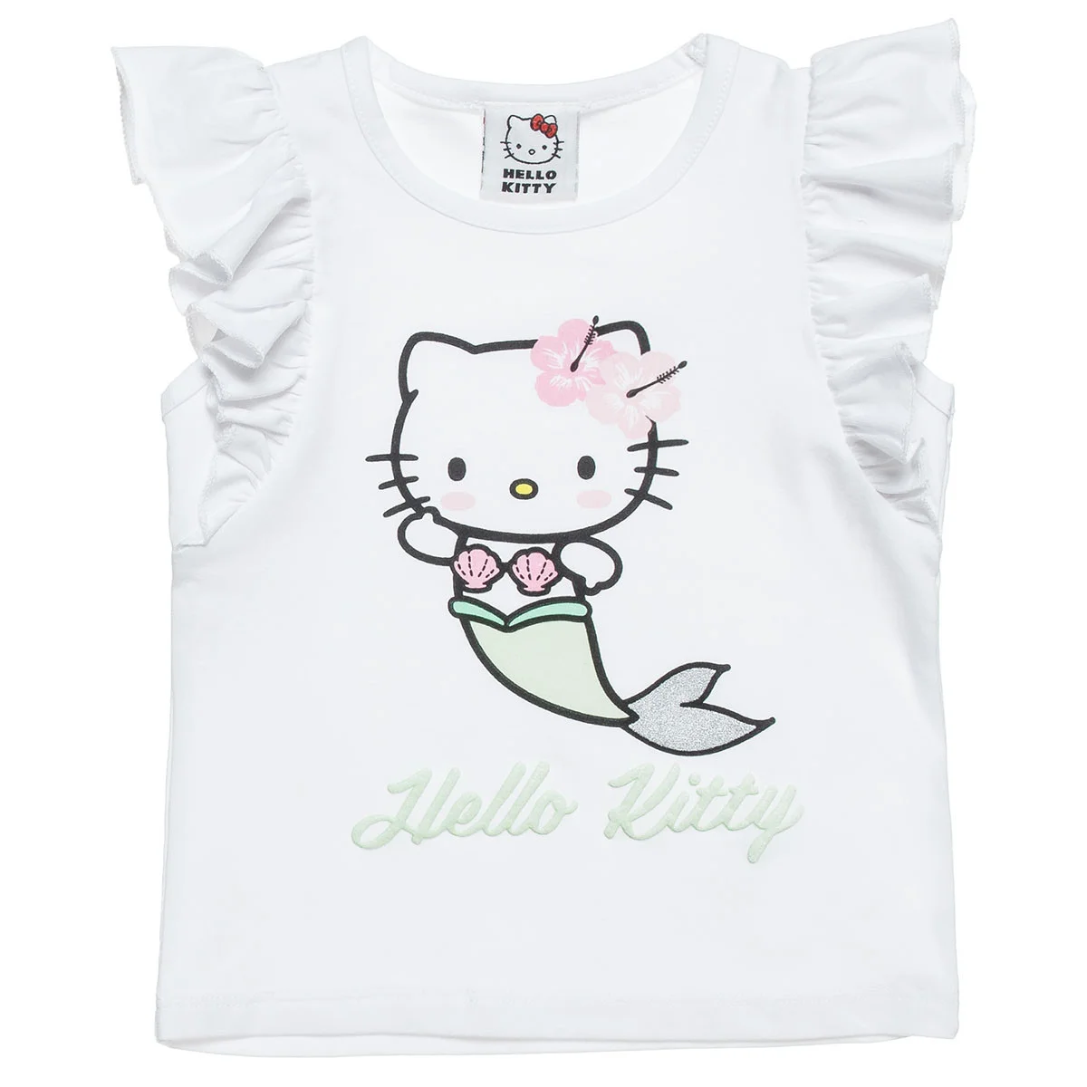Φωτογραφία προϊόντος: Μπλούζα Hello Kitty με ανάγλυφα glitter γράμματα