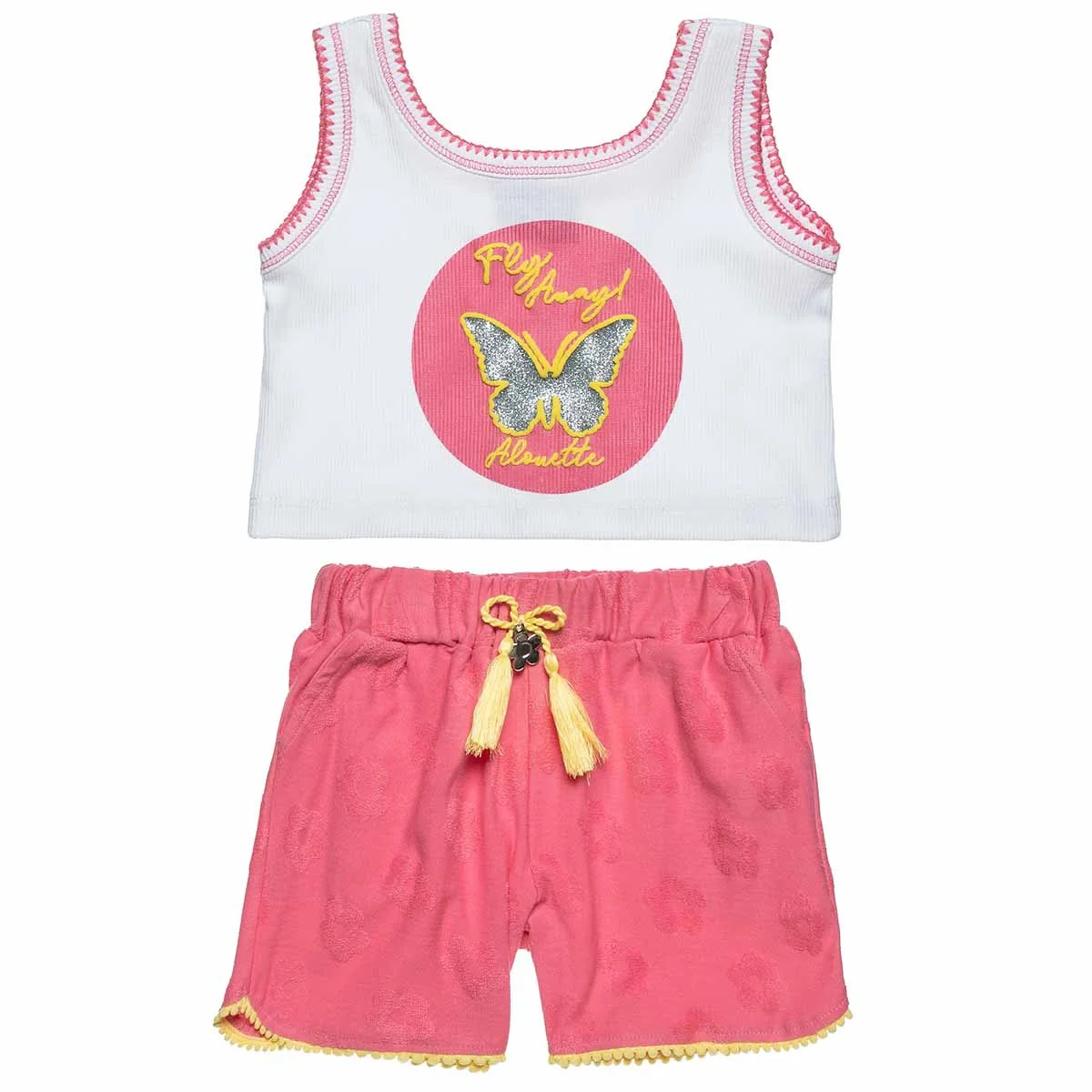 Φωτογραφία προϊόντος: Alouette Σετ cropped top με glitter