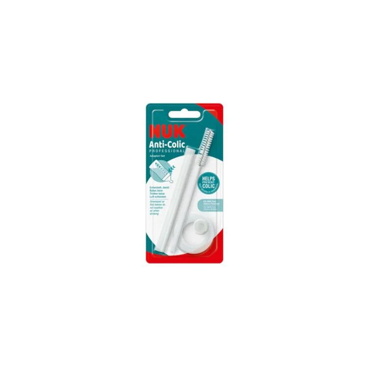 Φωτογραφία προϊόντος: Nuk Anti-Colic Professional Adapter-Set Ανταλλακτικά με Βουρτσάκι 1τμχ