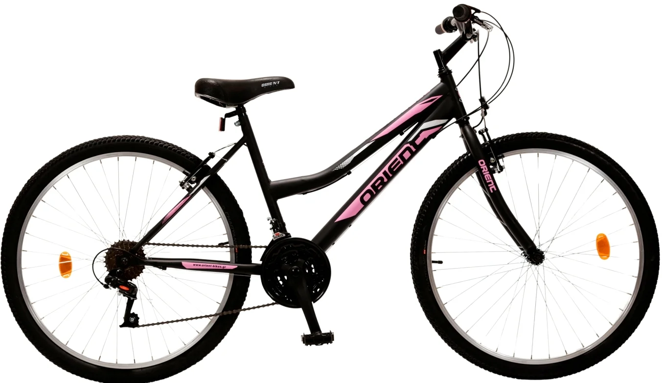 Φωτογραφία προϊόντος: ORIENT BIKES Orient Comfort 26'' ΜΑΥΡΟ ΡΟΖ Ποδήλατο Βουνού