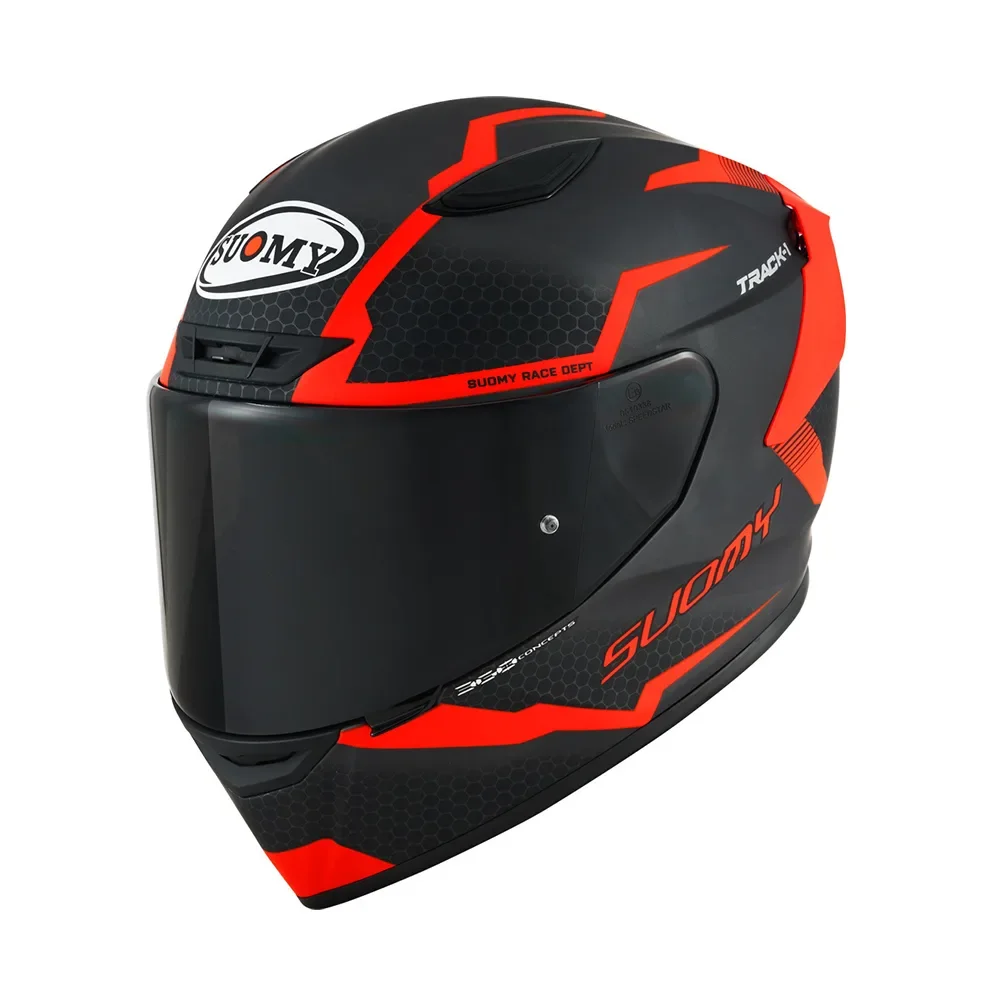 Φωτογραφία προϊόντος: ΚΡΑΝΟΣ FULL FACE TRACK-1 DESIGN 07 REACTION ANTHRACITE/RED ECE 22.06 | SUOMY