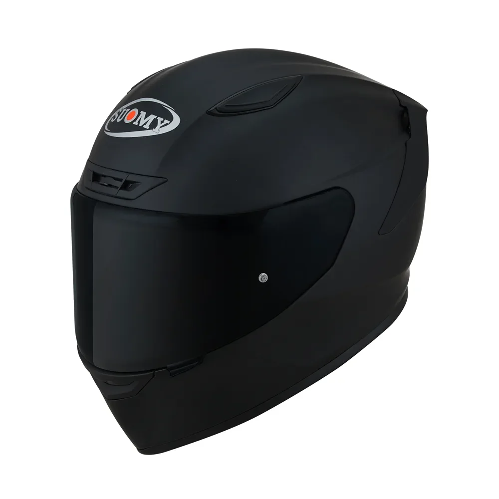 Φωτογραφία προϊόντος: ΚΡΑΝΟΣ FULL FACE TRACK-1 PLAIN BLACK MATT ECE 22.06 | SUOMY