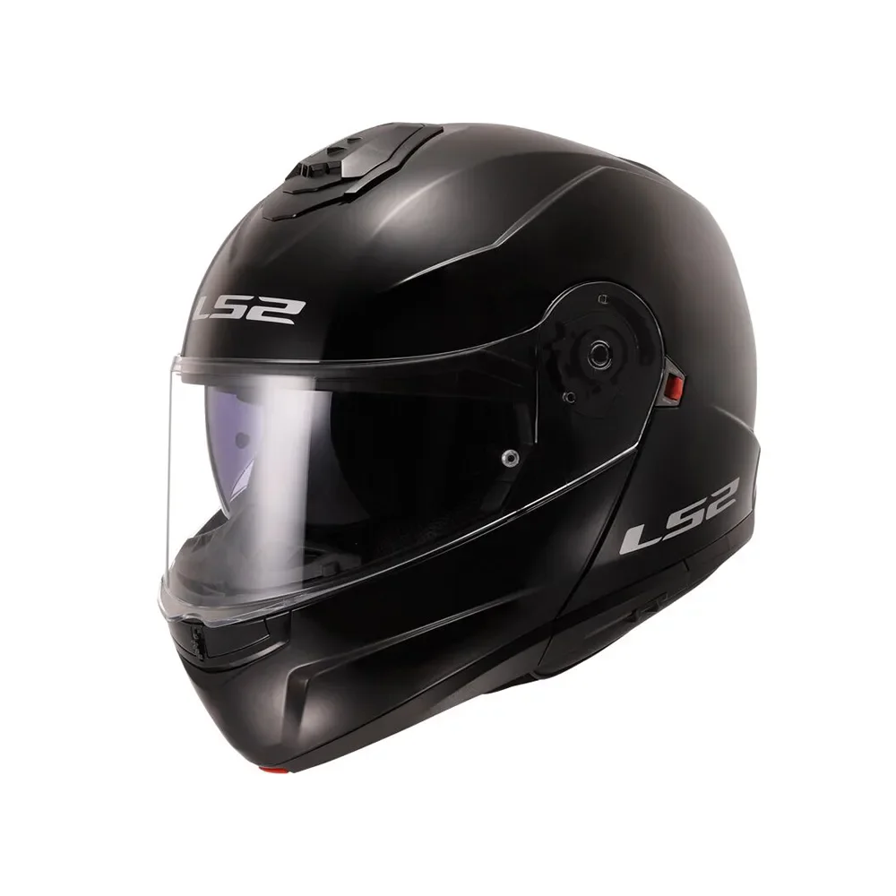 Φωτογραφία προϊόντος: ΚΡΑΝΟΣ FLIP-UP STROBE II FF908 SOLID BLACK ECE 22.06 | LS2