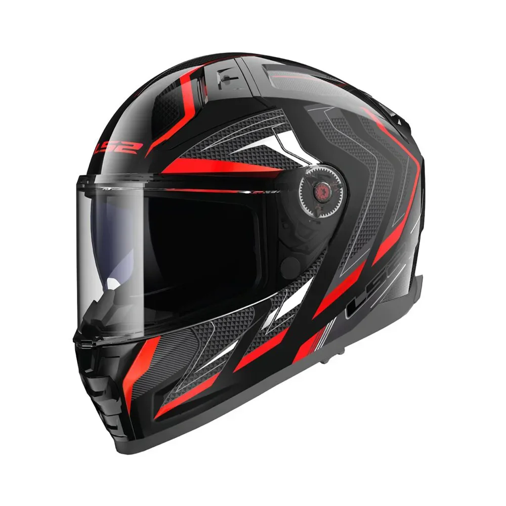 Φωτογραφία προϊόντος: ΚΡΑΝΟΣ FULL FACE VECTOR II FF811 ALIZER BLACK/RED ECE 22.06 | LS2